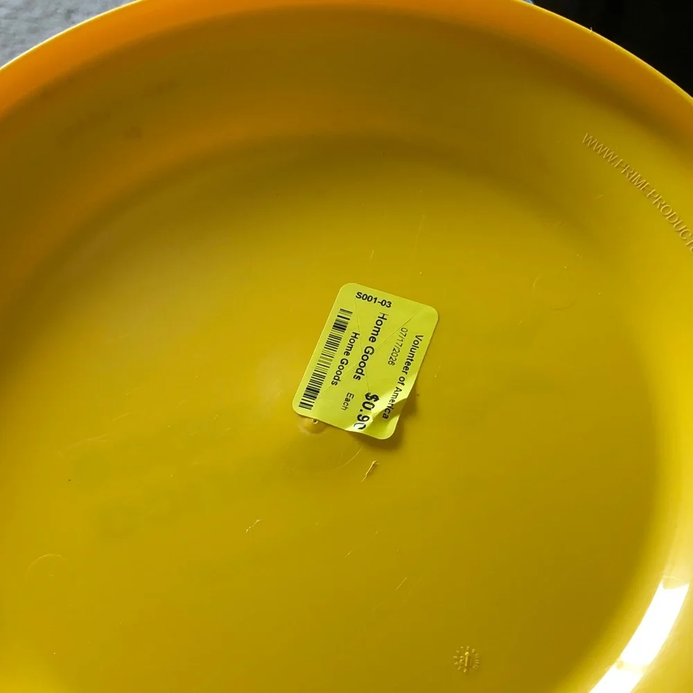 Advance America Yellow Promotional Bowl